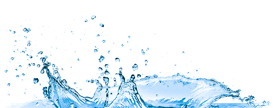 splashing water